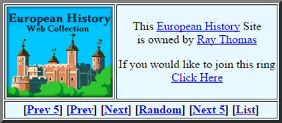 An example of a webring, about European History